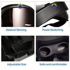 LED Lighted Face Transforming Mask for Fun Parties