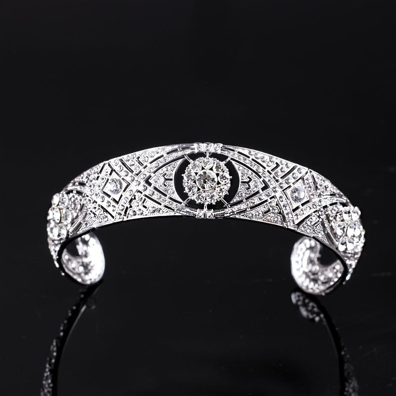 Bridal Tiara Rhinestone Crown Hair Accessory