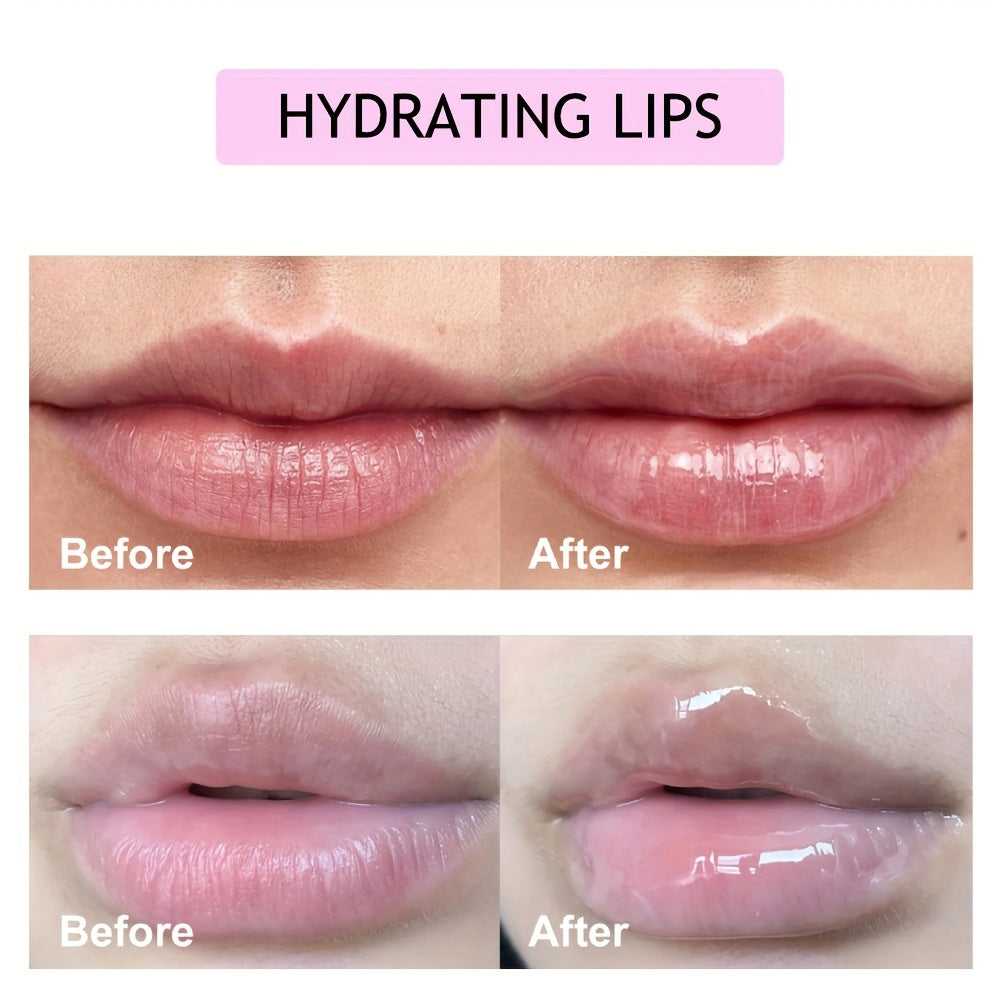 Strawberry Lip Balm Lip Primer Moisturizing Plumping Long Lasting Lipstick