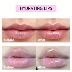 Strawberry Lip Balm Lip Primer Moisturizing Plumping Long Lasting Lipstick