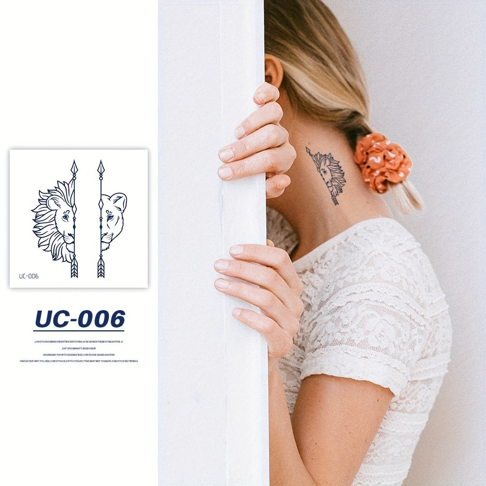Juice Semi Permanent Temporary Tattoo Sticker Men Women Handsome Refreshing