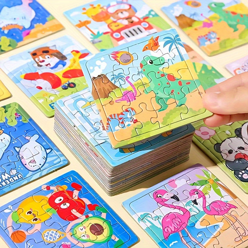 Creative Cartoon Animal Puzzle Children's Educational Paper Toys