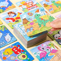 Creative Cartoon Animal Puzzle Children's Educational Paper Toys