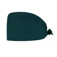 Solid Casual Work Cap Nurse Hats Elastic Lace Up Cap Adjustable