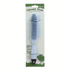 Pet Shampoo Brush Silicone Massage Rubber Bath Comb for Dog & Cat Grooming