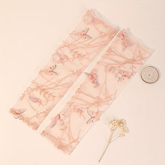 Lace Mesh Sleeve Thin Sunscreen Long Arm Guard Sleeve for Women