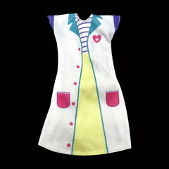 3pcs Mini Dollhouse Nurse Uniform Set for 11.5 inch Dolls