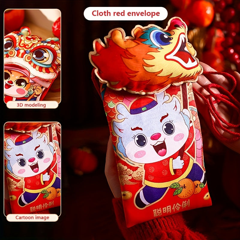 1pc HAPPY YEAR Red Envelope Chinese Spring Creative Lucky Money Envelope