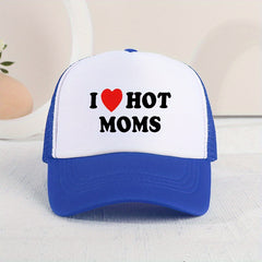 Hot Moms Baseball Cap Mesh Trucker Hat Adjustable Sunscreen Dad Hat