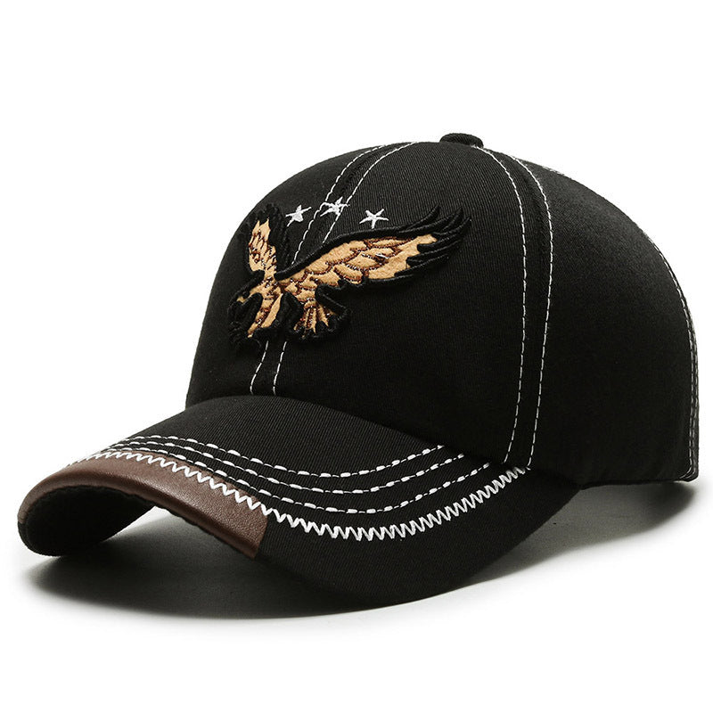 Men's Casual Eagle Embroidered Sunshade Baseball Cap