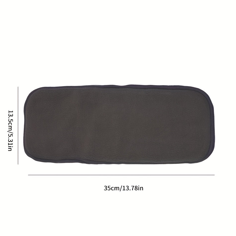 2pcs Reusable 4 Layers Bamboo Charcoal Diaper Pads - Keep Baby Fresh & Odor-Free