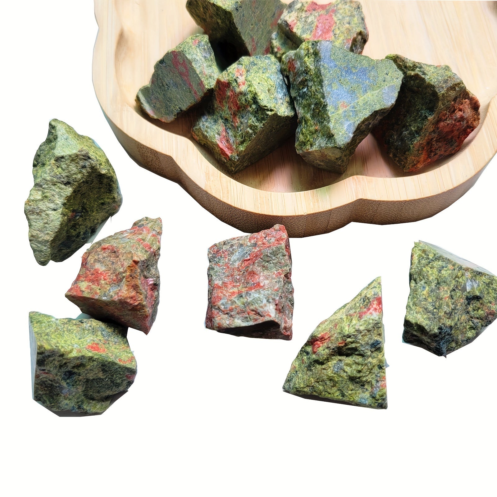 2oz 4oz Unakite Raw Stones Rocks Rough Crystals For Tumbling Bulk Gemstone