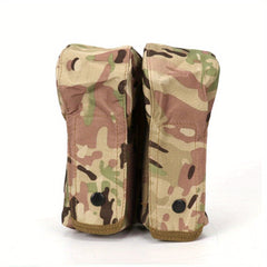 Military Camo Molle Double AK Magazine Pouch for Outdoor Adventures