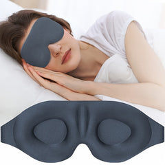 Blackout 3D Contoured Sleep Blindfold Soft Comfortable Eye Mask