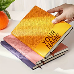 Personalized A5 Soft Faux Leather Notebook