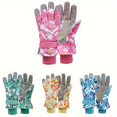 Winter Skiing Gloves Thickened Waterproof Windproof Gloves