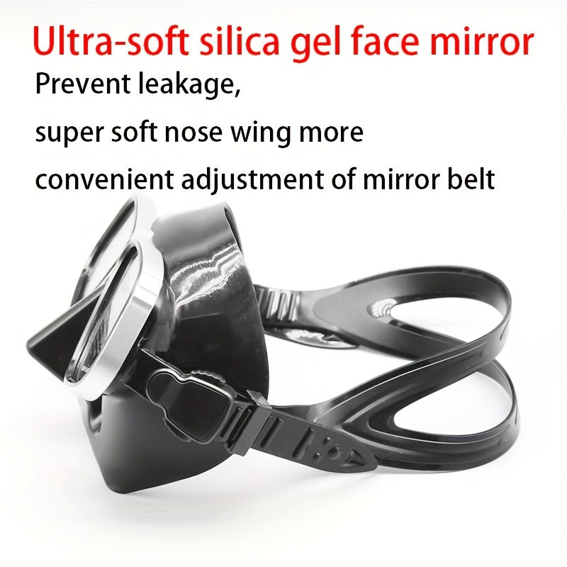 Diving Mask Aluminum Frame Snorkel Set For Diving