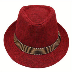 Toddler Jazz Fedora Hat with Tape Decor
