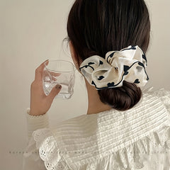 Dotted Pattern Hair Tie Elastic Scrunchie Ponytail Rope