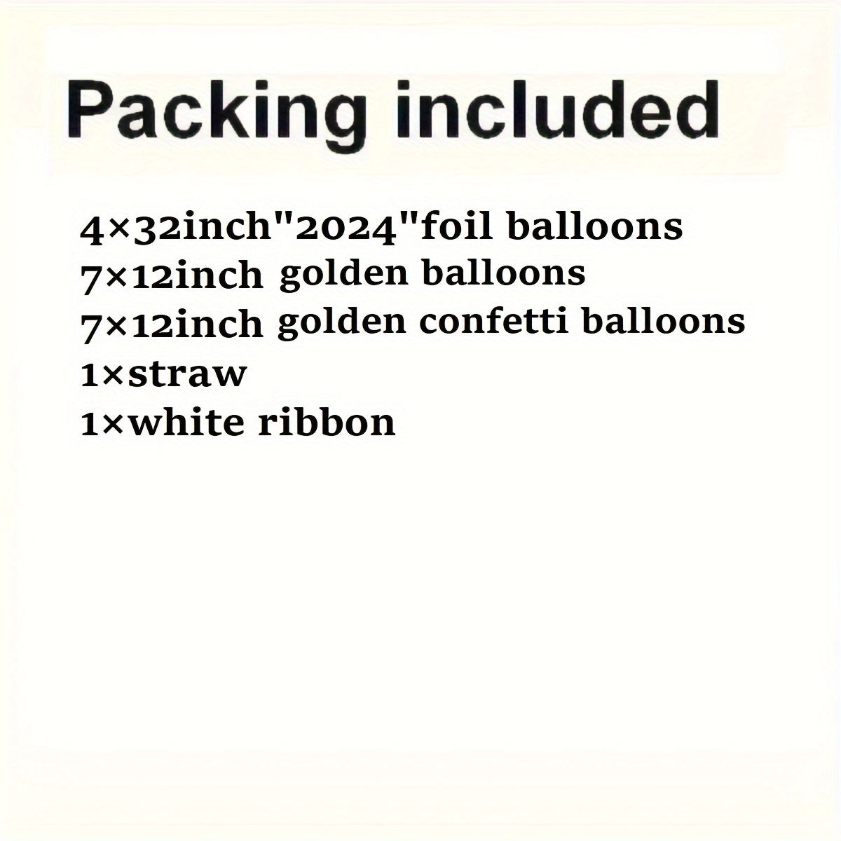 20pcs Golden Year Theme Party Balloon Decoration Set