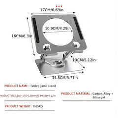 360 Folding Rotating Tablet Bracket Desktop Metal Heat Dissipation Game Live