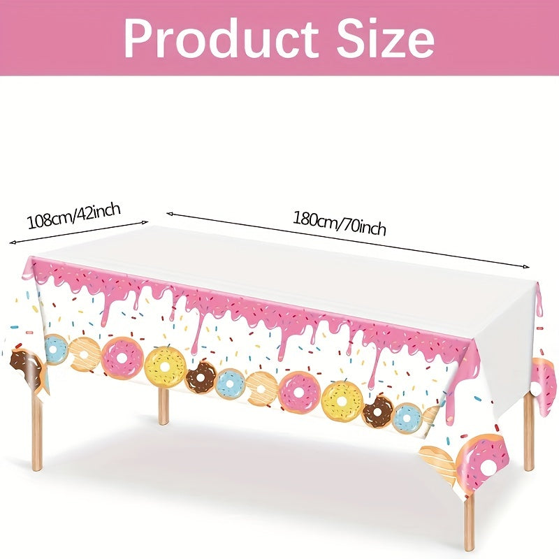 Donut Dessert Theme Party Tableware Set