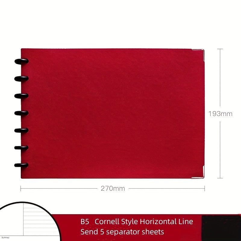 Creative Soft Leather Mind Map Book