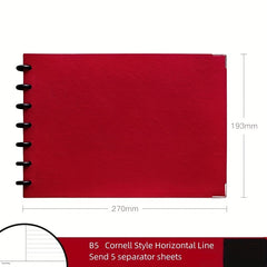 Creative Soft Leather Mind Map Book