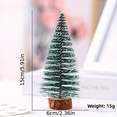 Mini Christmas Tree Cedar Tabletop Small Christmas Tree Desktop Window Swing