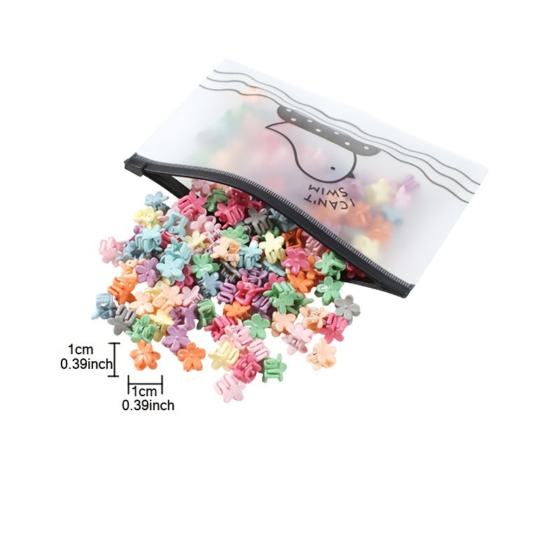 50pcs Mini Hair Claw Clips For Baby And Girl