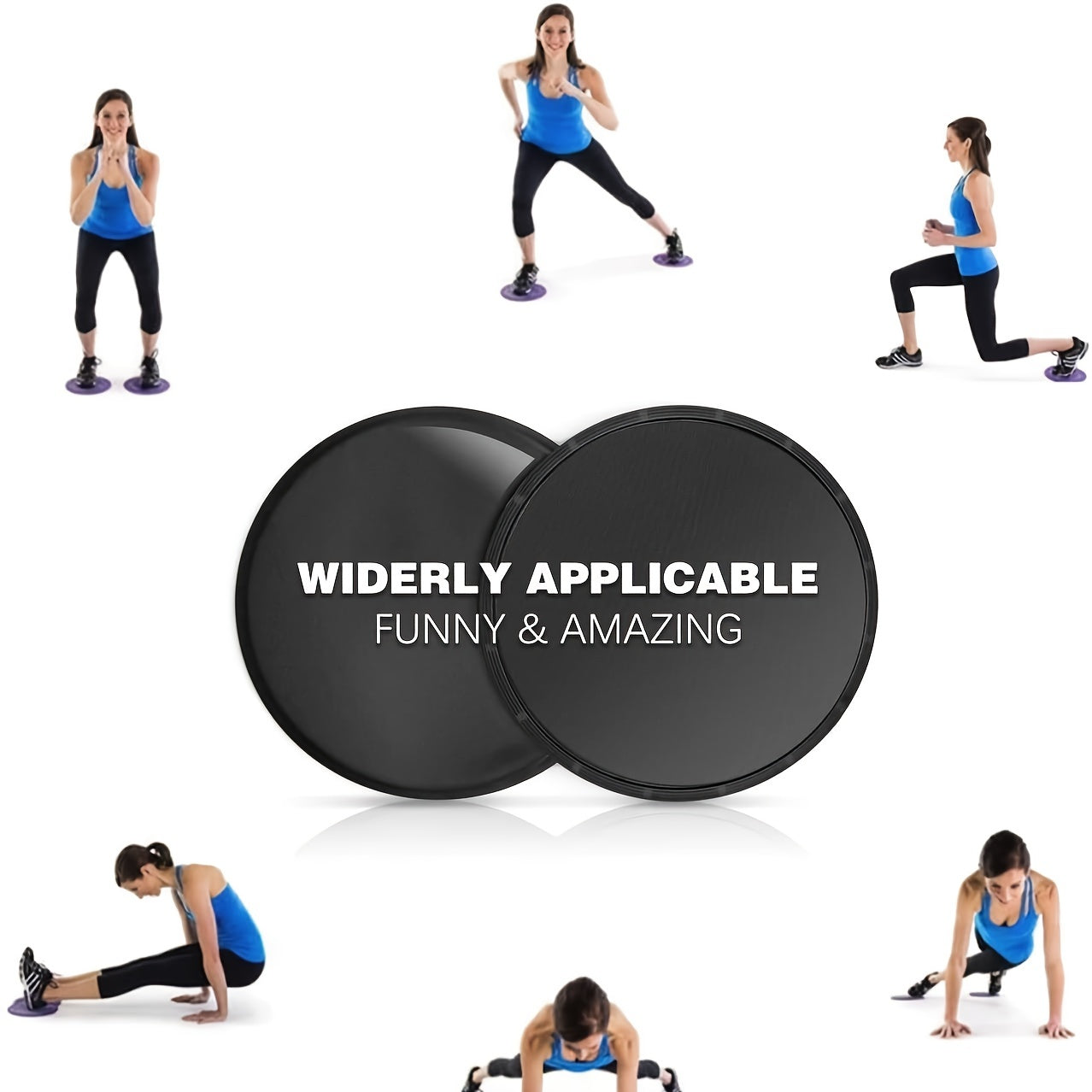 2pcs Core Sliders For Yoga Fitness Workouts