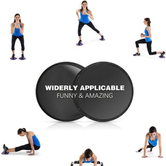 2pcs Core Sliders For Yoga Fitness Workouts