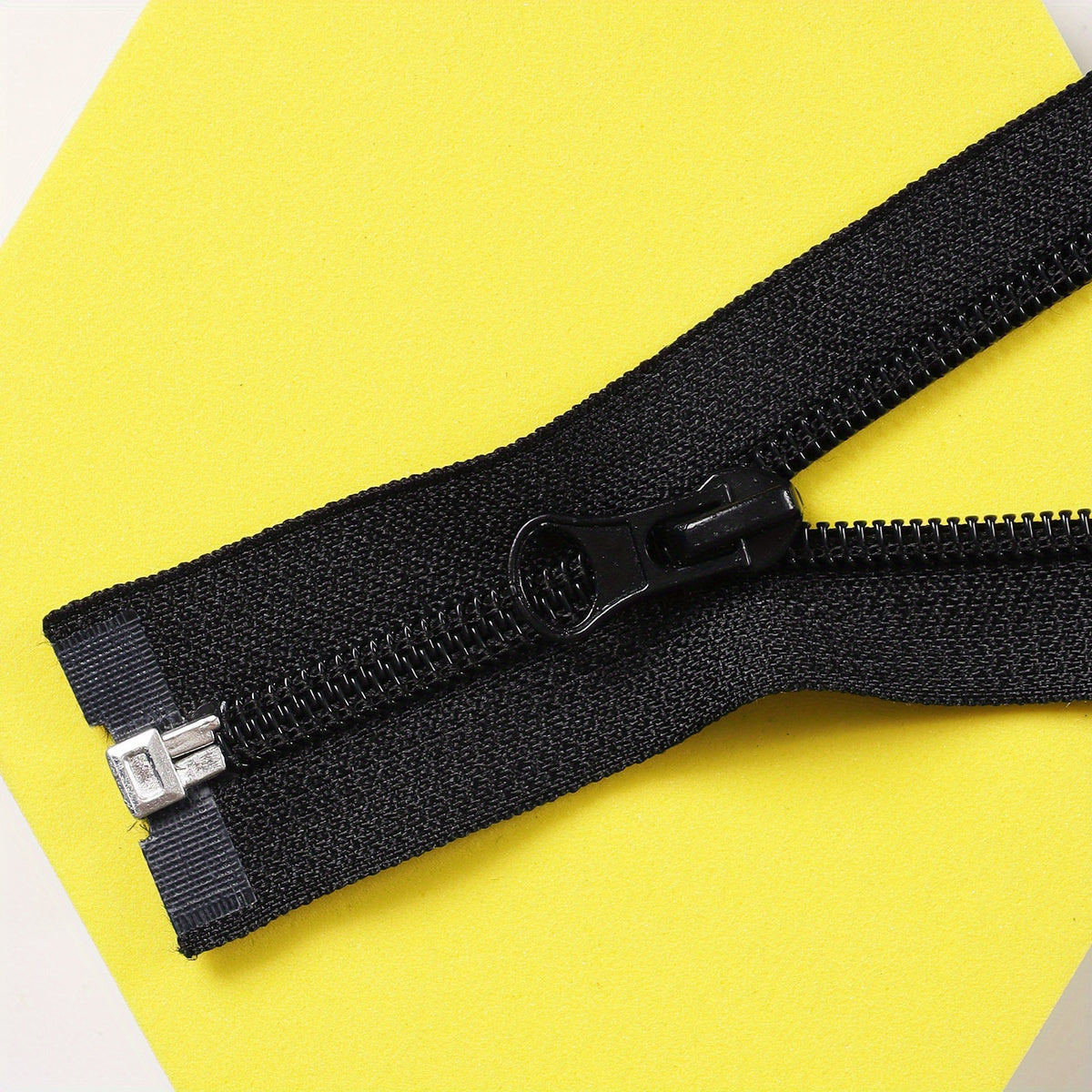 No 5 Nylon Zipper Half Round Head Open Tail Insert Coat Zipper