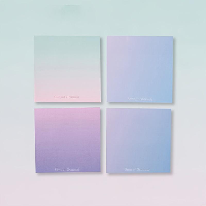 200 Sheets Gradient Sticky Notes Tearable Sticky Note Paper