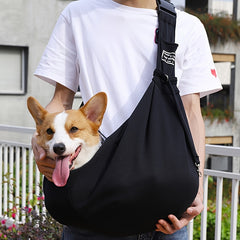 1pc Folding Dog Backpack Portable Breathable Pet Going Out Bag