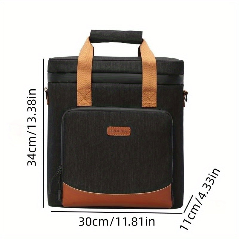 Thickened Thermal Insulation Bag for Wine, Portable Waterproof Zipper Bag