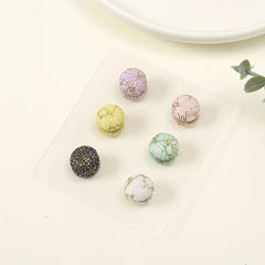 6pcs Candy Hijab Magnetic Pins Sequin Strength Magnetic Scarf