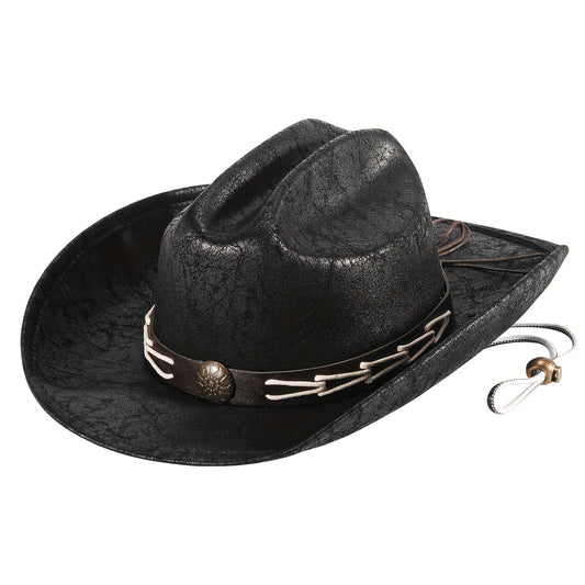 Durable Breathable Sunshade Cowboy Hat for Outdoor Activities