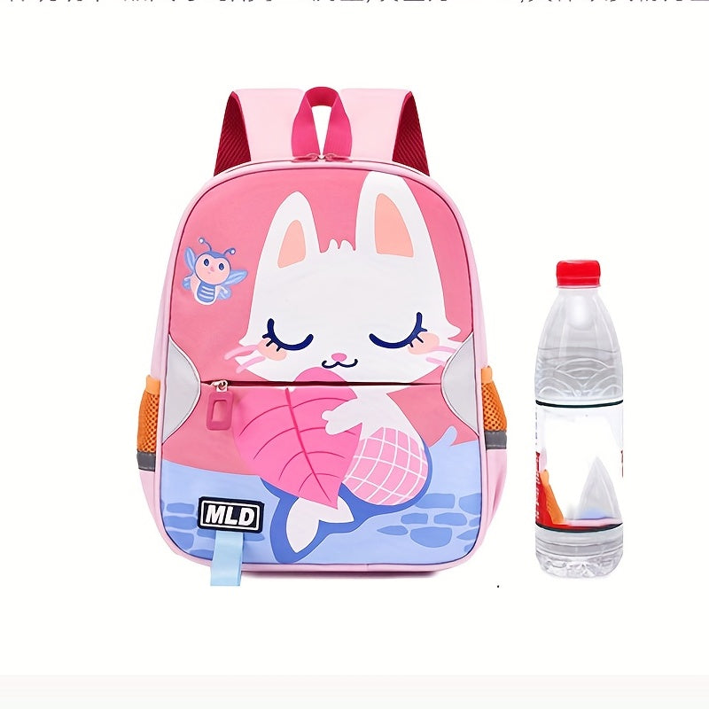 Kids Unicorn Printed Backpack Large Capacity Lightweight Casual Travel Bag