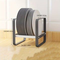 1pc Cabinet Storage Rack Dishes Cup Bowl Multifunctional Storage Rack