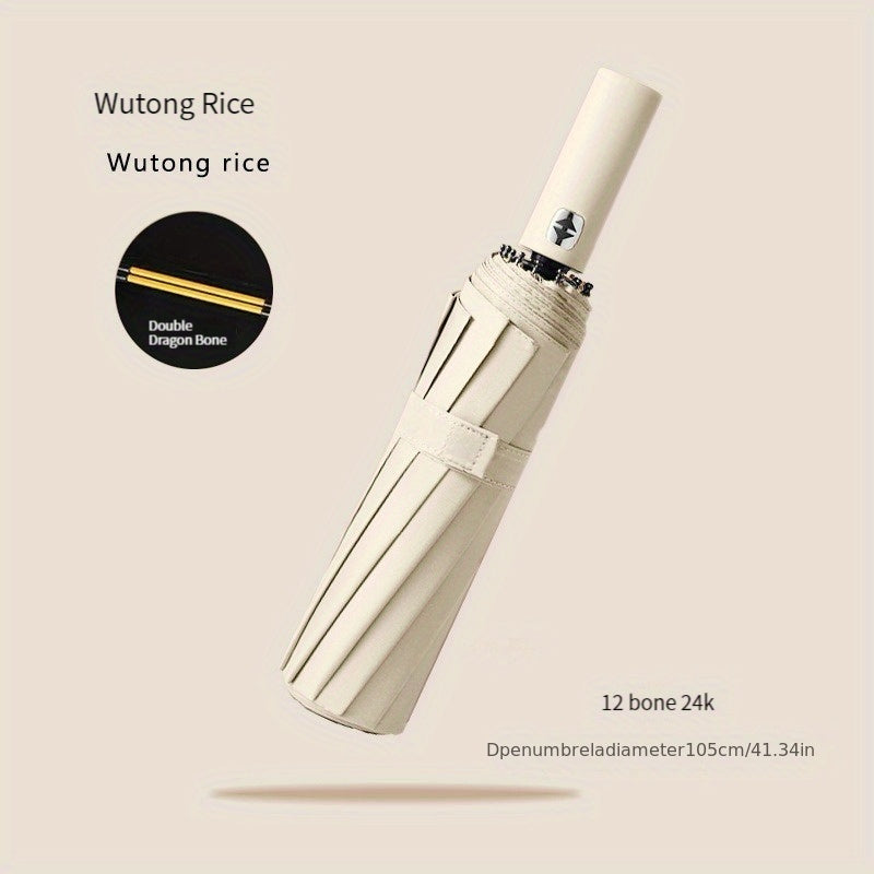 24 Bone Umbrella Fully Automatic UV Protection Outdoor Travel Umbrella