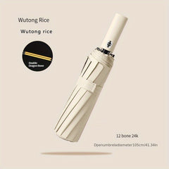 24 Bone Umbrella Fully Automatic UV Protection Outdoor Travel Umbrella