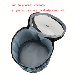 Yarn Bag Knitting Storage Crochet Tote Mini Drum Box 600D Oxford Fabric