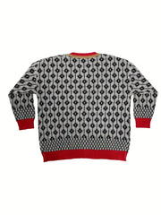 Women's Plus Geometric Print Button Up Cardigan