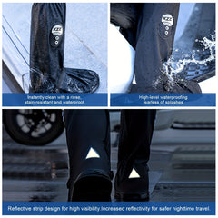 Waterproof Shoe Covers with Reflectors for Men and Women