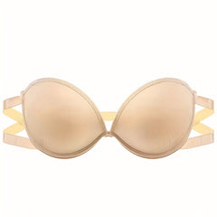 Strapless Push Up Bra Comfy Non slip Invisible Bra Women's Lingerie