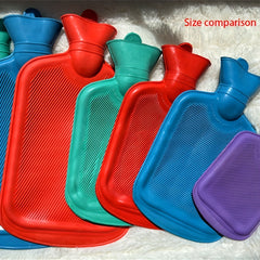 2pcs Large Water-filled Hand Warmer Bag Old-Fashioned Diagonal Design