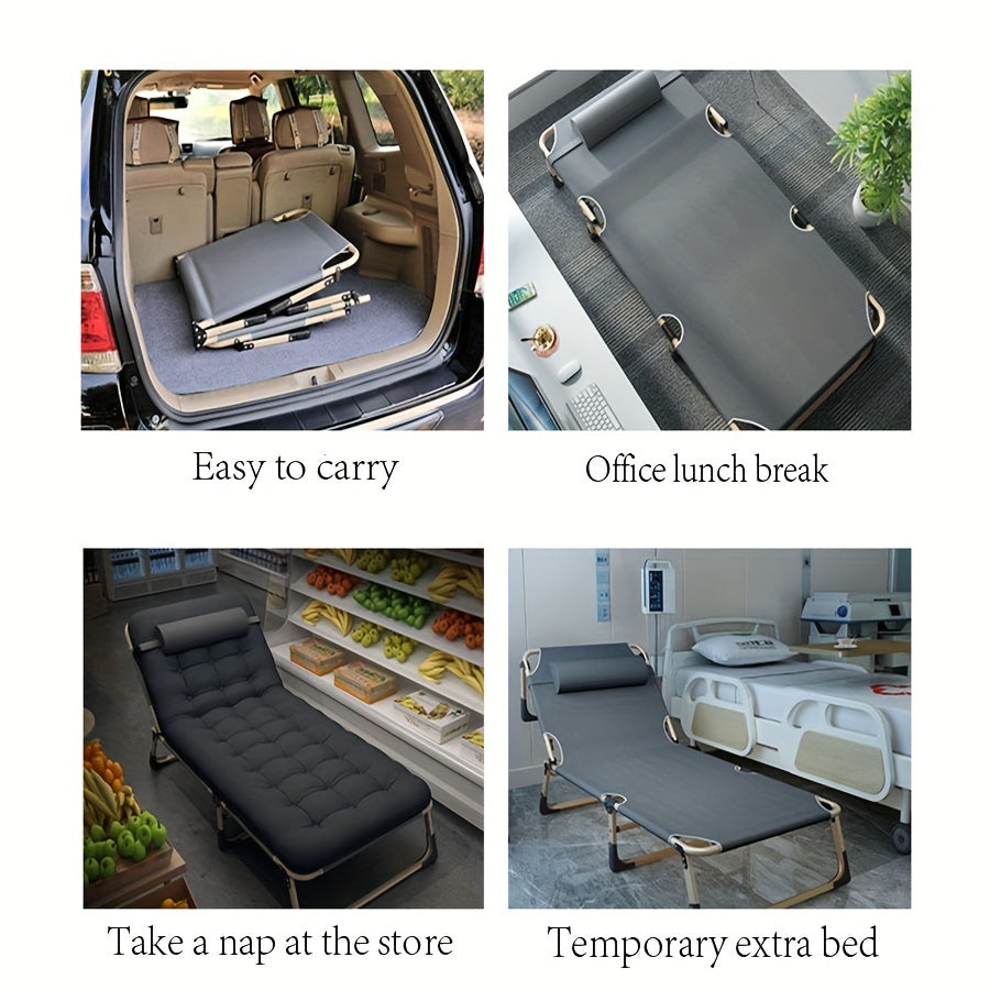 Portable Outdoor Folding Bed for Office Lunch Break Traveling