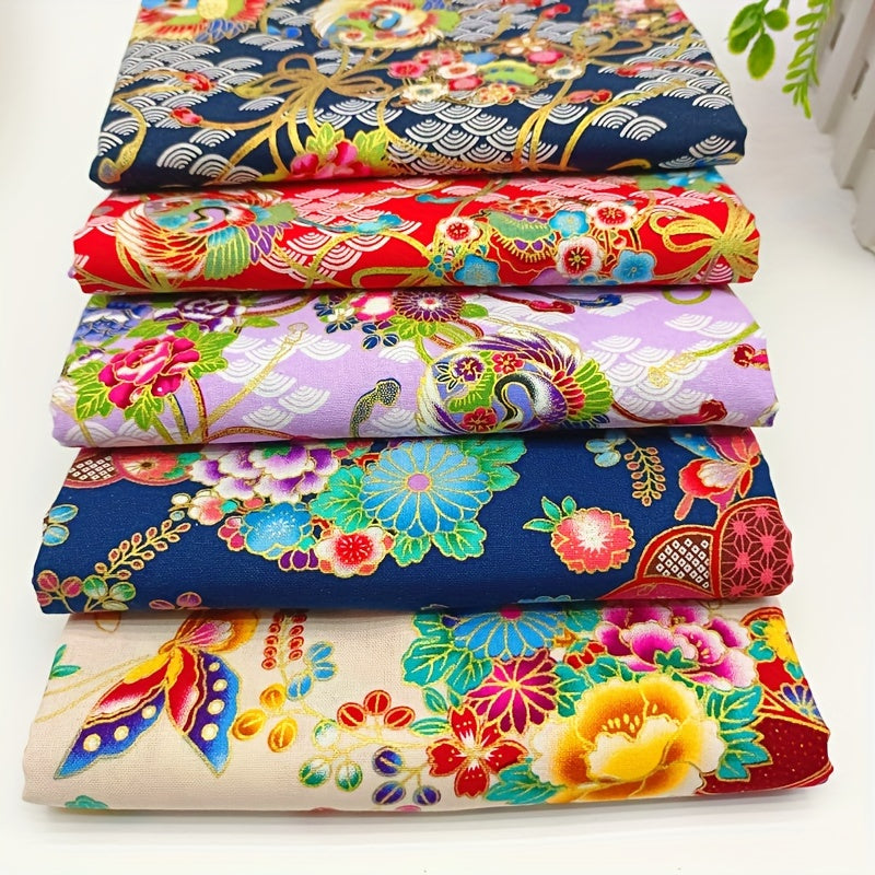 1pc 19 6in 57in Bronzing Printed Fabric Doll Clothes Fabric