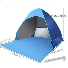 Portable Pop Up Tent Sunshade Waterproof Tent for Camping and Hiking